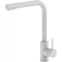 Смеситель для кухни Santek Марти WH5A43026B001 с подключением к фильтру, белый матовый
