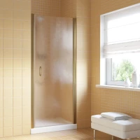 Душевая дверь Vegas Glass EP LUX 70 05 02 R 70 см R, профиль бронза, стекло шиншилла