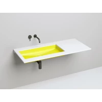 Раковина Salini S-Stone Marea 10 1802210MF 74,7x40 см, встраиваемая снизу, покраска по RAL матовый полностью