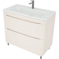 Тумба под раковину Style Line Бергамо СС-00002534 89 см, напольная, карамель матовая