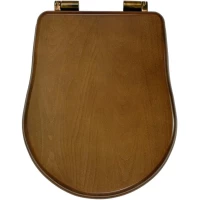 Сиденье для унитаза Migliore Bella 20675 с микролифтом, орех/бронза