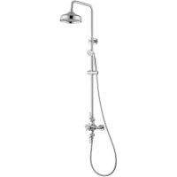 Душевая система Wonzon & Woghand Retro WW-B3041-CR 205 мм, со смесителем, хром