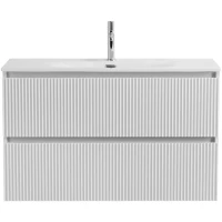 Тумба под раковину BelBagno Uno UNO-1000-2C-SO-BO 100 см, подвесная, белый матовый