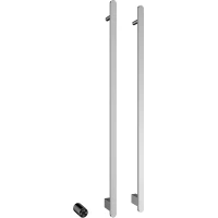 Полотенцесушитель электрический Vincea VTD-2VT1CH 1000x336, встраиваемый, МЭМ левый/правый, хром