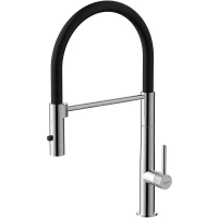 Смеситель для кухни Lemark Beluga LMF-8074B-C с гибким изливом, хром