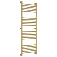 Полотенцесушитель водяной 1500x500 перемычка выгнутая золотой матовый Сунержа Богема+ 032-0221-1550