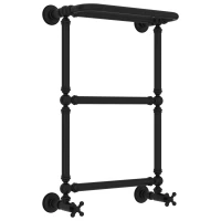 Полотенцесушитель водяной 660x400 черный матовый Сунержа Ренессанс 1386 31-0281-6640