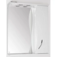 Зеркальный шкаф 65x83 см белый глянец Style Line Амелия ЛС-00000013