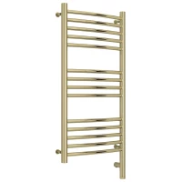 Полотенцесушитель электрический 800x400 шампань МЭМ правый, перемычка выгнутая Сунержа Богема 3.0 020-5803-8040