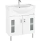 Комплект мебели белый глянец 70 см Onika Кристалл 107024 + UM-ERI70/1 + 206705 - 6