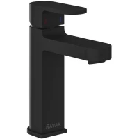Смеситель для раковины Ravak Chrome CR 014.20BL X070428 без донного клапана, черный матовый