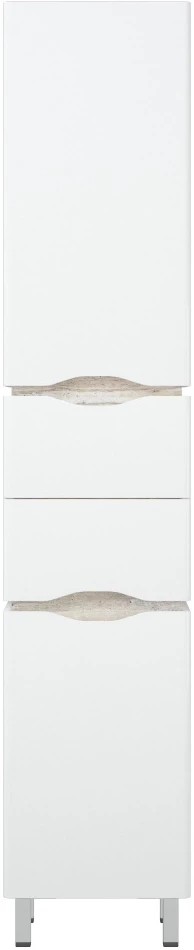 Пенал напольный белый глянец/антик с бельевой корзиной R Corozo Бостон SD-00000910 шкаф пенал corozo бостон 35 z2 с корзиной антик sd 00000910