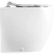 Унитаз приставной AXA Glomp WCFS201401 безободковый, с сиденьем микролифт, белый глянец - 2