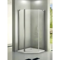 Душевой уголок WeltWasser 300PI-90 10000001881 89x89 см, профиль хром, стекло прозрачное