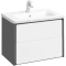 Комплект мебели белый глянец/антрацит 70 см Roca Ronda ZRU9302964 + 327471000 + ZRU9302969 - 7