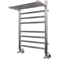 Полотенцесушитель водяной Point Аврора Премиум с полкой П7 PN10146SP 600x432, хром