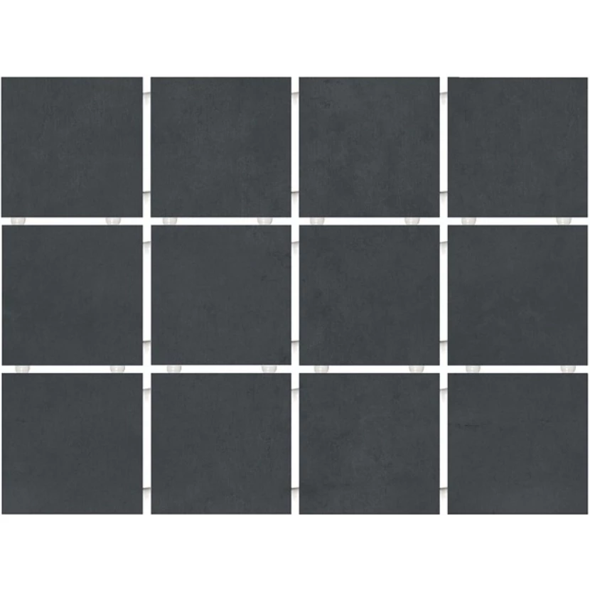 Керамогранит 1291H Амальфи черный 9,8x9,8 (полотно 29,8x39,8 из 12 частей)