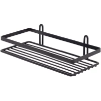 Полка для ванной Tekno-tel ES081B 25 см, черный матовый