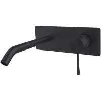 Смеситель для раковины Allen Brau Priority 4.0 5.31D03-31 встраиваемый, без донного клапана, черный матовый