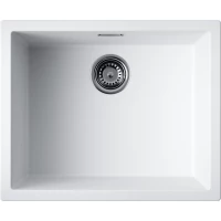 Кухонная мойка Omoikiri Tetogranit Yamakawa 55T-U/I-WH 4993431 55,6x45,6 см, белый