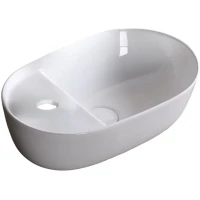 Раковина-чаша Ceruttispa CR0050 42x27 см, накладная, белый