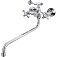 Смеситель для ванны Viko V-2325 универсальный, с душевым гарнитуром, хром