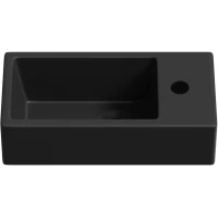 Раковина Lavinia Boho Bathroom Sink 33311024 40x20 см L, рукомойник, черный матовый