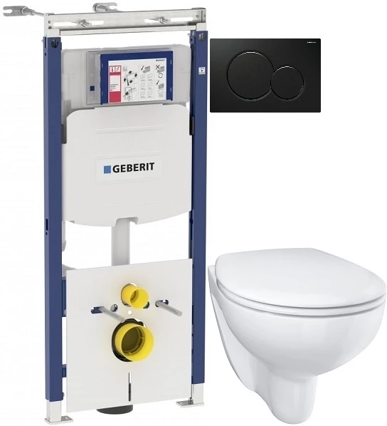 Комплект подвесной унитаз Grohe Bau Ceramic 39351000 + система инсталляции Geberit 111.362.00.5 + 115.770.DW.5