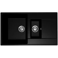 Кухонная мойка Ulgran Prima 860 1,5K-07 86x50 см, уголь
