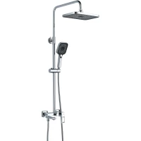 Душевая система Raffine F3696 290x195 мм, со смесителем, хром