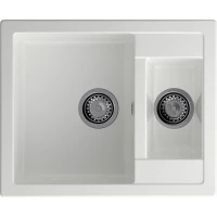 Кухонная мойка GranFest Quadro 610K 61x50 см, иней