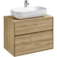 Тумба с раковиной дуб эльвезия 74,5 см Акватон Либерти 1A2795K3LYC70