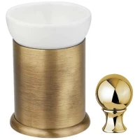 Стакан для зубных щеток Cezares Aphrodite APHRODITE-TUMP-03/24 настольный, золотой