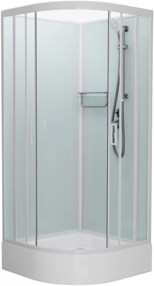 

Душевая кабина 100x100x215 см Frank F400/1 White 126009 прозрачное