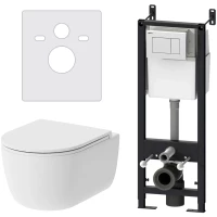 Комплект подвесной унитаз + система инсталляции Damixa Sirius DX86.IS10101.1700