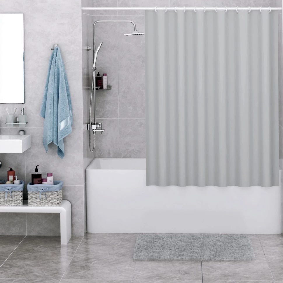 Штора для ванной комнаты WasserKRAFT Oder SC-30501 штора для ванной комнаты wasserkraft oder sc 30501