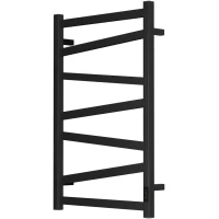 Полотенцесушитель электрический Point Феникс П7 PN15858B 800x530, диммер правый, черный матовый