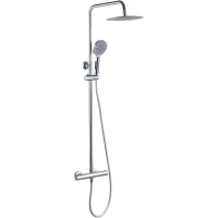 Душевая система Sancos Kanedo SC7200CH 245 мм, с термостатом, хром