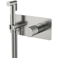 Гигиенический душ Boheme Stick Spirale 127-NB.4 со смесителем, никель матовый