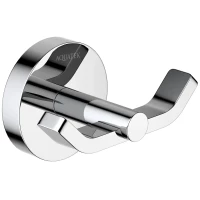 Крючок Aquatek Бетта AQ4602CR двойной, для ванны, хром