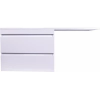 Тумба под раковину Style Line Даллас СС-00002337 77 см, подвесная, над стиральной машиной, белый глянец