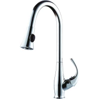 Смеситель для кухни Creavit MF8890D с выдвижным изливом, хром