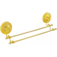 Полотенцедержатель Migliore Monte Carlo 31783 51 см, двойной, золотой