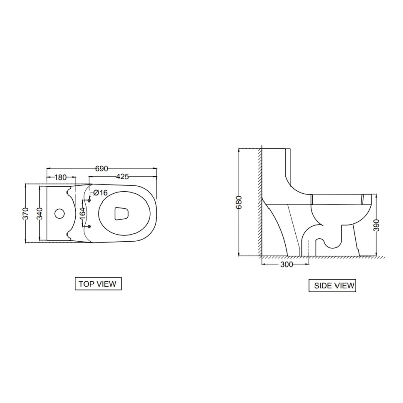 Унитаз-компакт с сиденьем микролифт Jaquar Continental CNS-WHT-851S300SPP