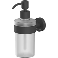 Дозатор для жидкого мыла Whitecross Ergo ER2240BL 150 мл, настенный, черный матовый