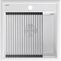 Кухонная мойка Paulmark Stepia PM115051-WH 50x51 см, белый 