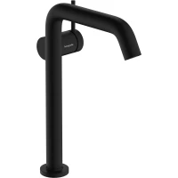 Смеситель для раковины Hansgrohe Tecturis S 73373670 CoolStart, с донным клапаном, черный матовый
