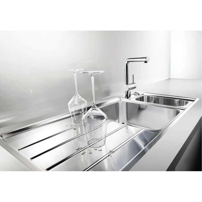 Кухонная мойка чаша справа Blanco Axis II 6S-IF Зеркальная полированная сталь 516529