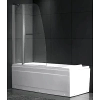 Шторка для ванны 100 см Gemy New Rockcoco S03201 прозрачное