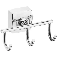 Планка с крючками Fora Keiz K052 для ванны, хром